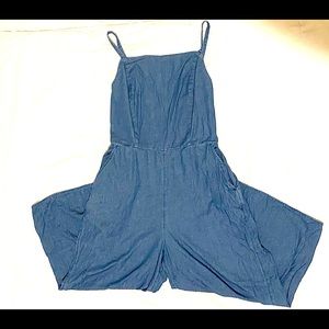 Old Navy Jean Capri Jumpsuit